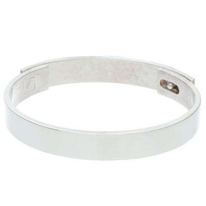 HERMES Collier de Chien PM Silver Bangle Size ONE SIZE