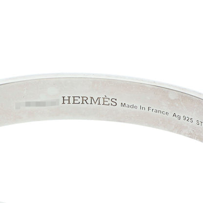 HERMES Collier de Chien PM Silver Bangle Size ONE SIZE