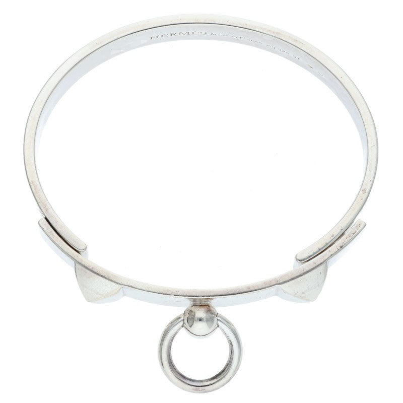 HERMES Collier de Chien PM Silver Bangle Size ONE SIZE