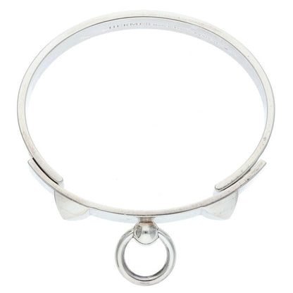 HERMES Collier de Chien PM Silver Bangle Size ONE SIZE