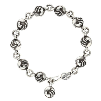 Chrome Hearts NO1 CROW BALL #2 Silver Bracelet Size ONE SIZE