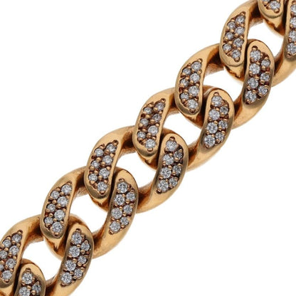 Chrome Hearts 22K Pave Diamond Small ID Bracelet Size 15LINK