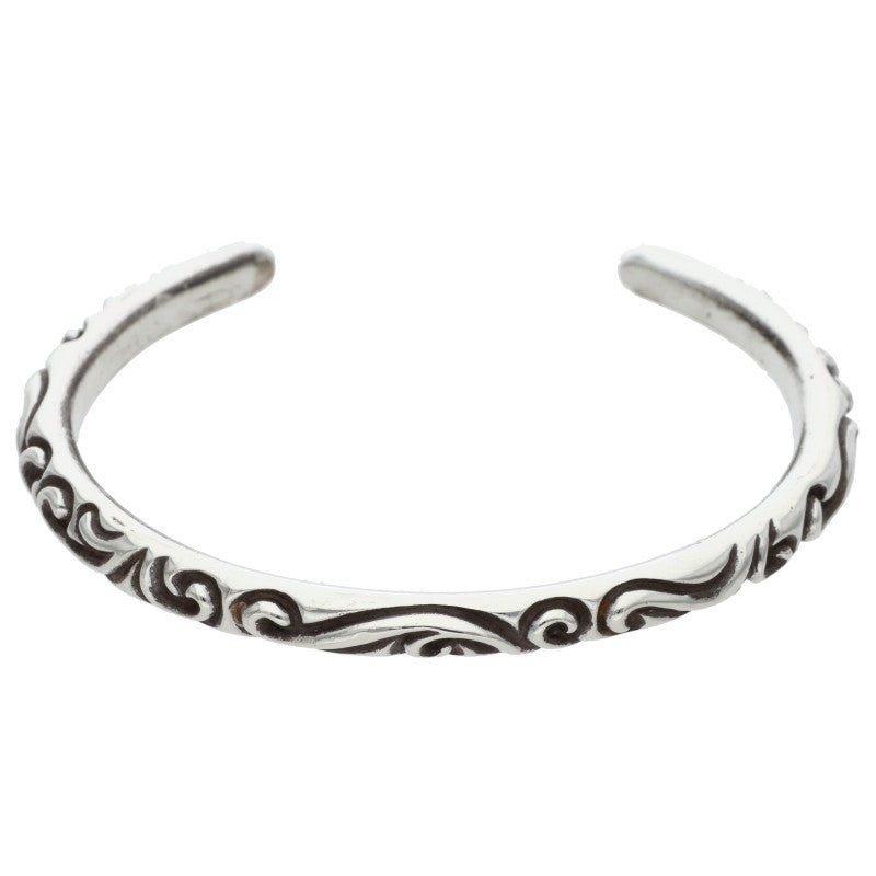 Chrome Hearts 925 Silver Scroll Band Bangle Belt Size ONE SIZE