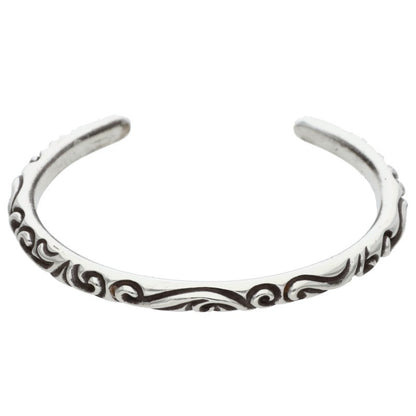 Chrome Hearts 925 Silver Scroll Band Bangle Belt Size ONE SIZE