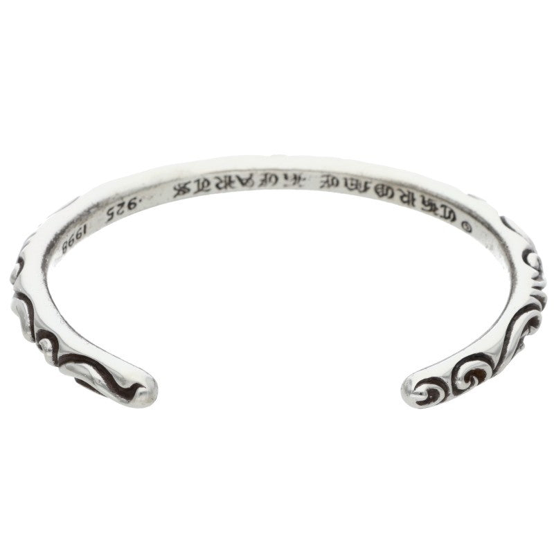 Chrome Hearts 925 Silver Scroll Band Bangle Belt Size ONE SIZE