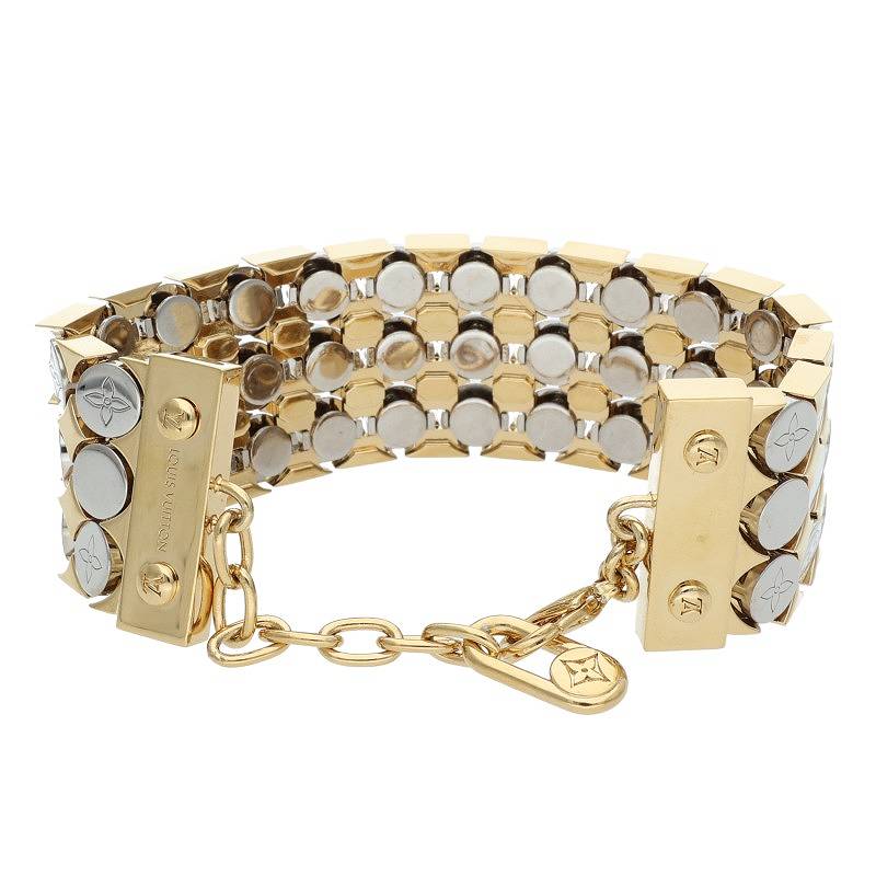 Louis Vuitton Futura Monogram Chain Bracelet (Silver 91.74g)