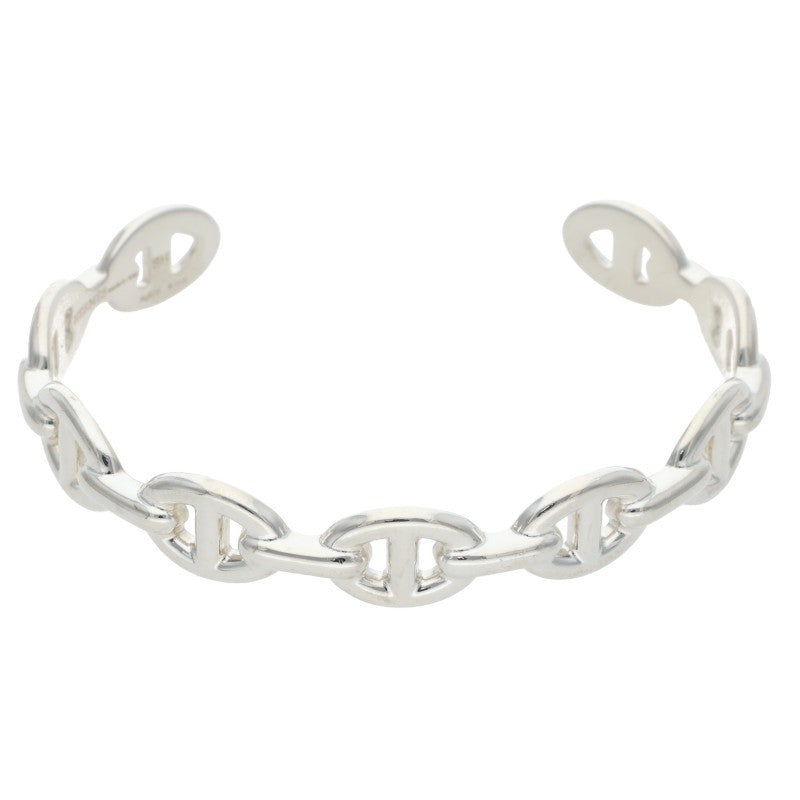 HERMES Chaine d'Ancre MM Enchainee Silver Size ONE SIZE