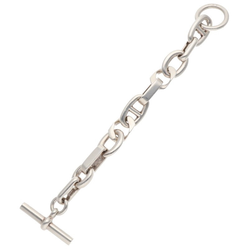 HERMES Alea GM Sterling Silver Bracelet Size ONE SIZE