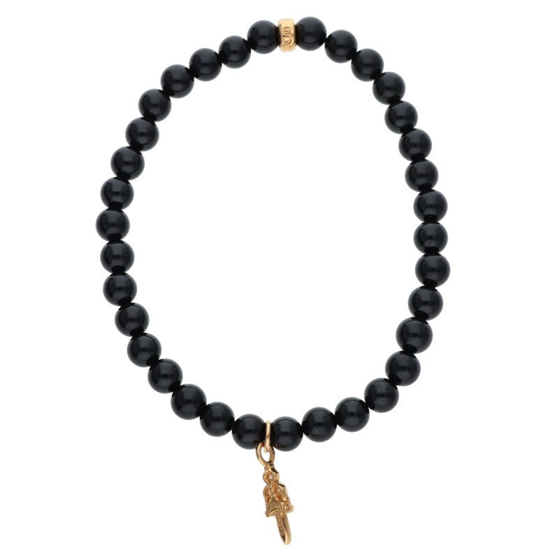 Chrome Hearts 22K 6mm Stack Dagger Bead