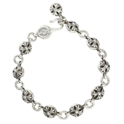 Chrome Hearts #2 Cross Ball Silver Bracelet Size ONE SIZE