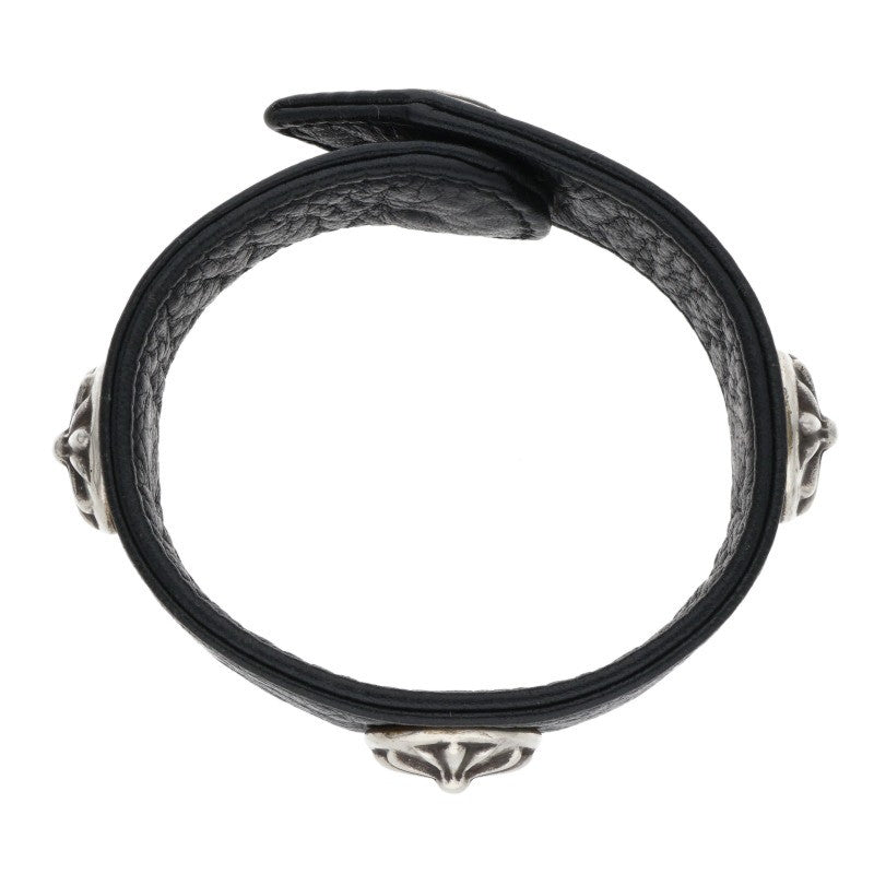 Chrome Hearts ODDBALL LTHR Leather Bracelet Size ONE SIZE
