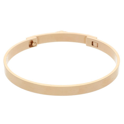 HERMES Collier de Chien K18PG Diamond Bracelet Size ONE SIZE