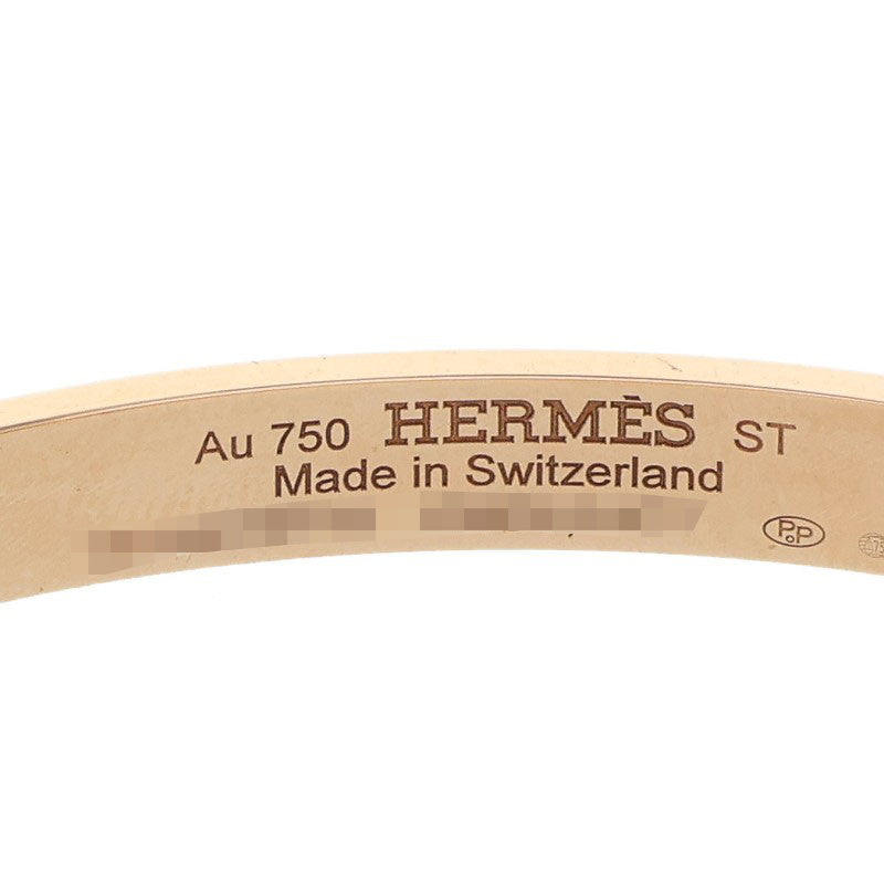 HERMES Collier de Chien K18PG Diamond Bracelet Size ONE SIZE