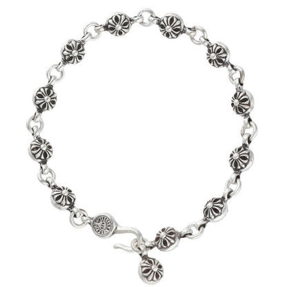Chrome Hearts #1 Cross Ball Silver Bracelet Size ONE SIZE