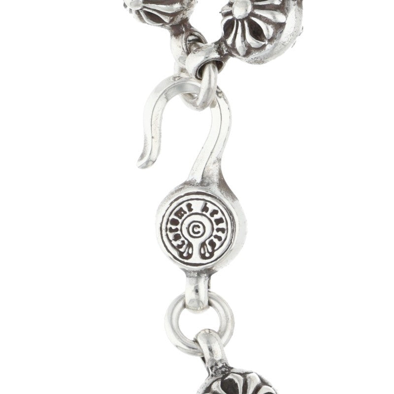 Chrome Hearts #1 Cross Ball Silver Bracelet Size ONE SIZE