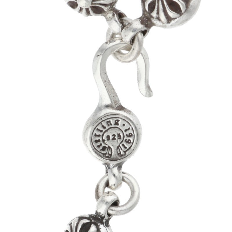 Chrome Hearts #1 Cross Ball Silver Bracelet Size ONE SIZE