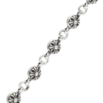 Chrome Hearts #1 Cross Ball Silver Bracelet Size ONE SIZE