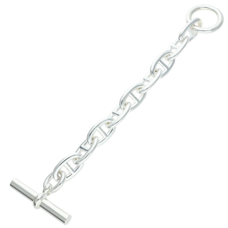 HERMES Chaine d'Ancre TGM Silver Bracelet Size ONE SIZE