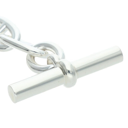 HERMES Chaine d'Ancre TGM Silver Bracelet Size ONE SIZE