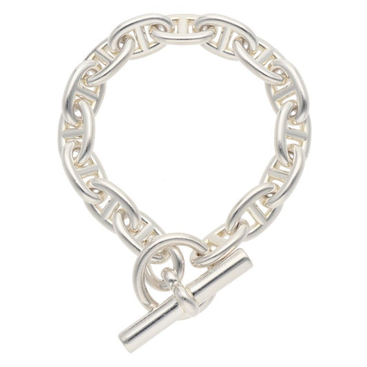 HERMES Chaine d'Ancre MM Silver Bracelet Size ONE SIZE