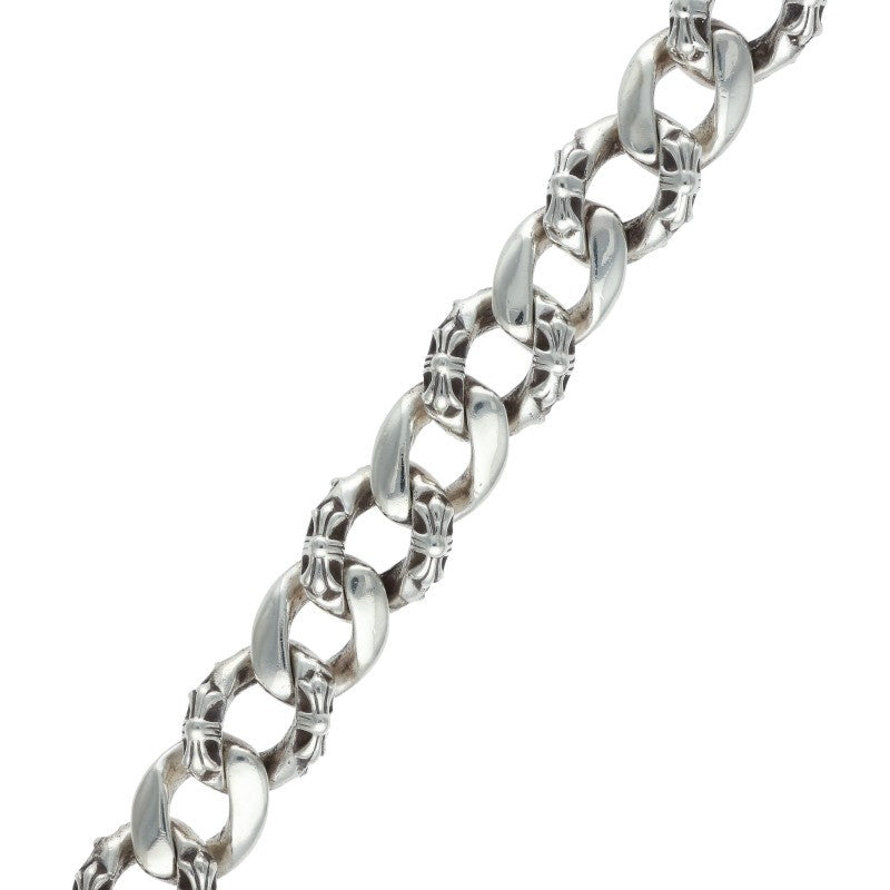 Chrome Hearts Fancy Link Clip Silver Bracelet Size ONE SIZE