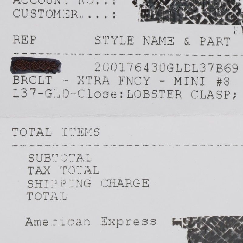 Chrome Hearts 22K XTRA FNCY MINI Yellow Gold Size ONE SIZE