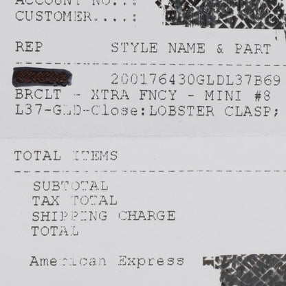 Chrome Hearts 22K XTRA FNCY MINI Yellow Gold Size ONE SIZE
