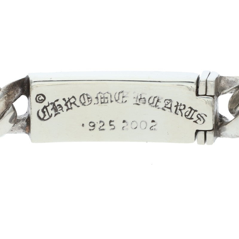 Chrome Hearts ID BBY FLRL CRS Silver Bracelet Size ONE SIZE