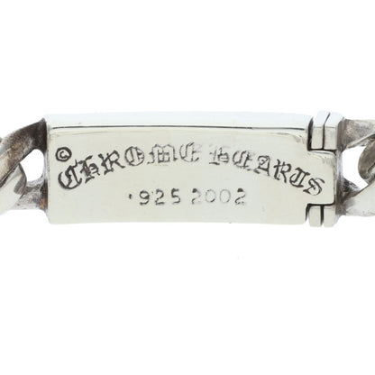 Chrome Hearts ID BBY FLRL CRS Silver Bracelet Size ONE SIZE