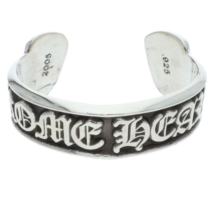 Chrome Hearts 925 Silver CH Cuff Bracelet Size ONE SIZE