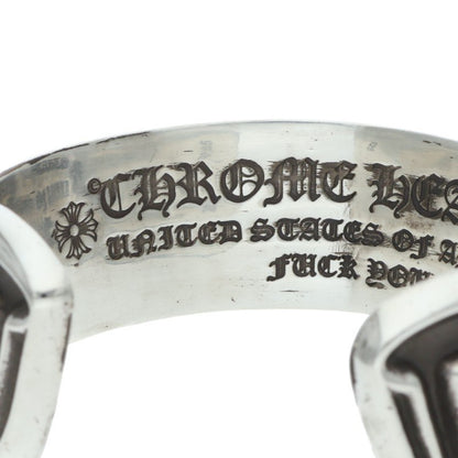 Chrome Hearts 925 Silver CH Cuff Bracelet Size ONE SIZE