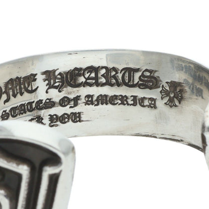 Chrome Hearts 925 Silver CH Cuff Bracelet Size ONE SIZE