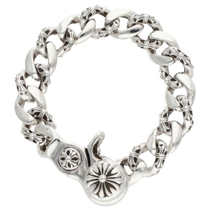 Chrome Hearts FNCY CHN LNK Silver Bracelet