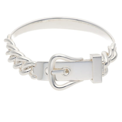 HERMES Boucle Sellier Inflexible 925 Silver Size ONE SIZE