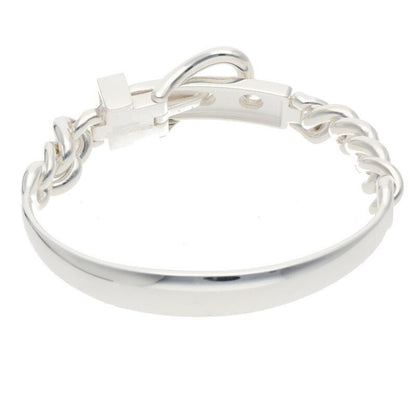 HERMES Boucle Sellier Inflexible 925 Silver Size ONE SIZE