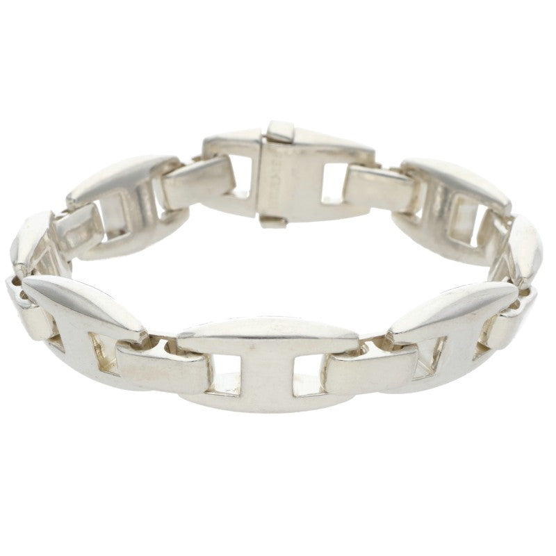 HERMES Cassiopee Silver Bracelet Size ONE SIZE