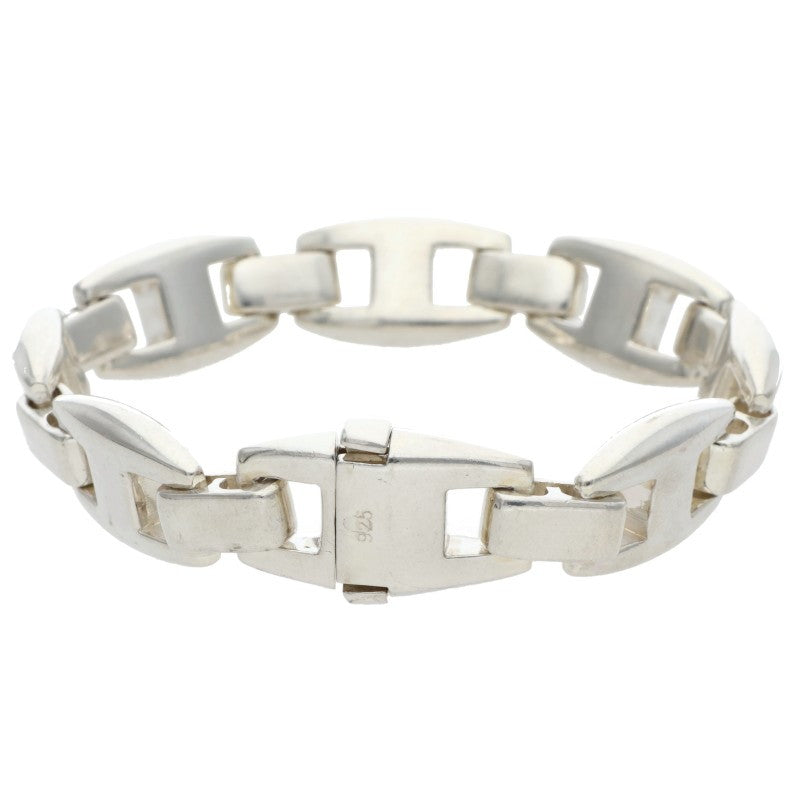 HERMES Cassiopee Silver Bracelet Size ONE SIZE