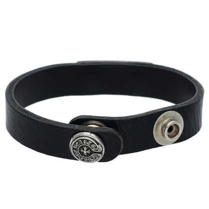 Chrome Hearts CUFF PLATE FLRL CRS Leather Size ONE SIZE