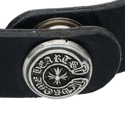 Chrome Hearts CUFF PLATE FLRL CRS Leather Size ONE SIZE