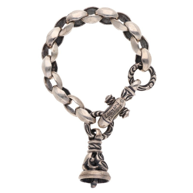 LEONARD KAMHOUT Silk Link M1 Bell Silver Size ONE SIZE