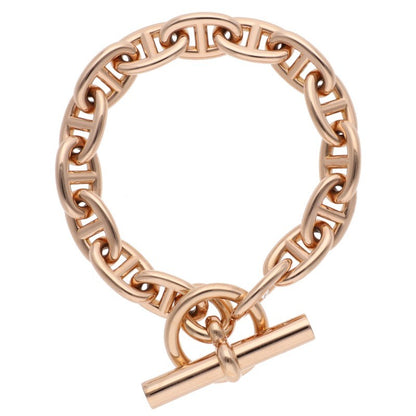 HERMES K18PG Chaine d'Ancre MM Bracelet Size ONE SIZE