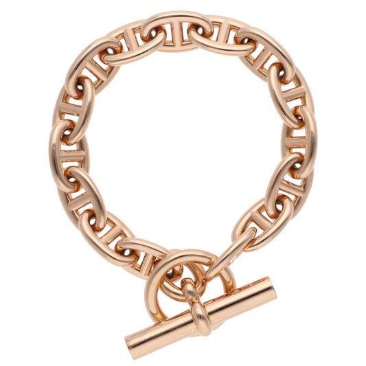 HERMES K18PG Chaine d'Ancre MM Bracelet Size ONE SIZE
