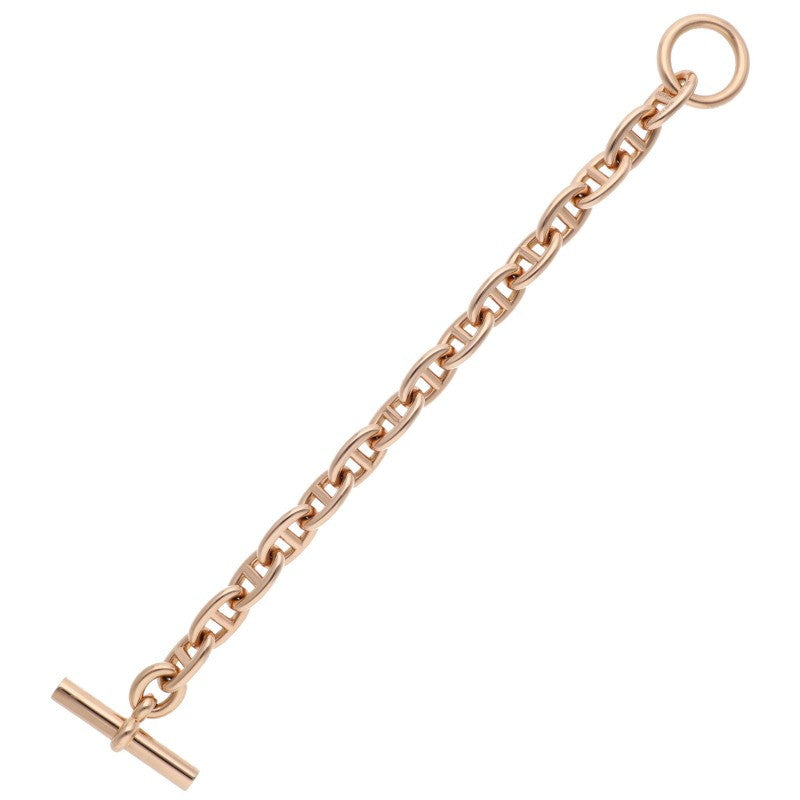 HERMES K18PG Chaine d'Ancre MM Bracelet Size ONE SIZE