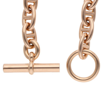 HERMES K18PG Chaine d'Ancre MM Bracelet Size ONE SIZE