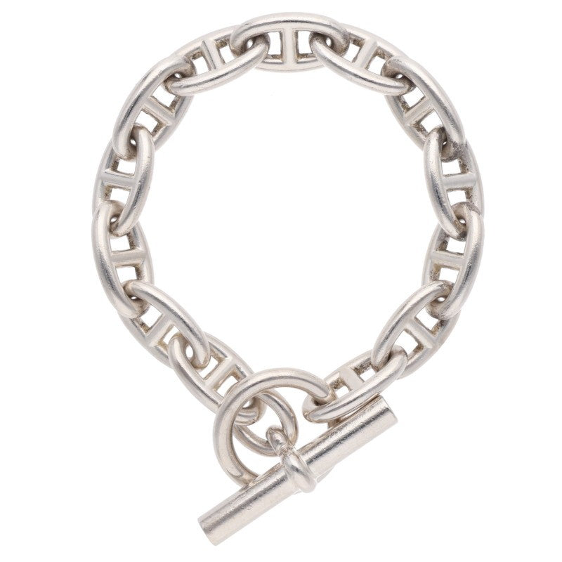HERMES Chaine d'Ancre GM Silver Bracelet Size ONE SIZE