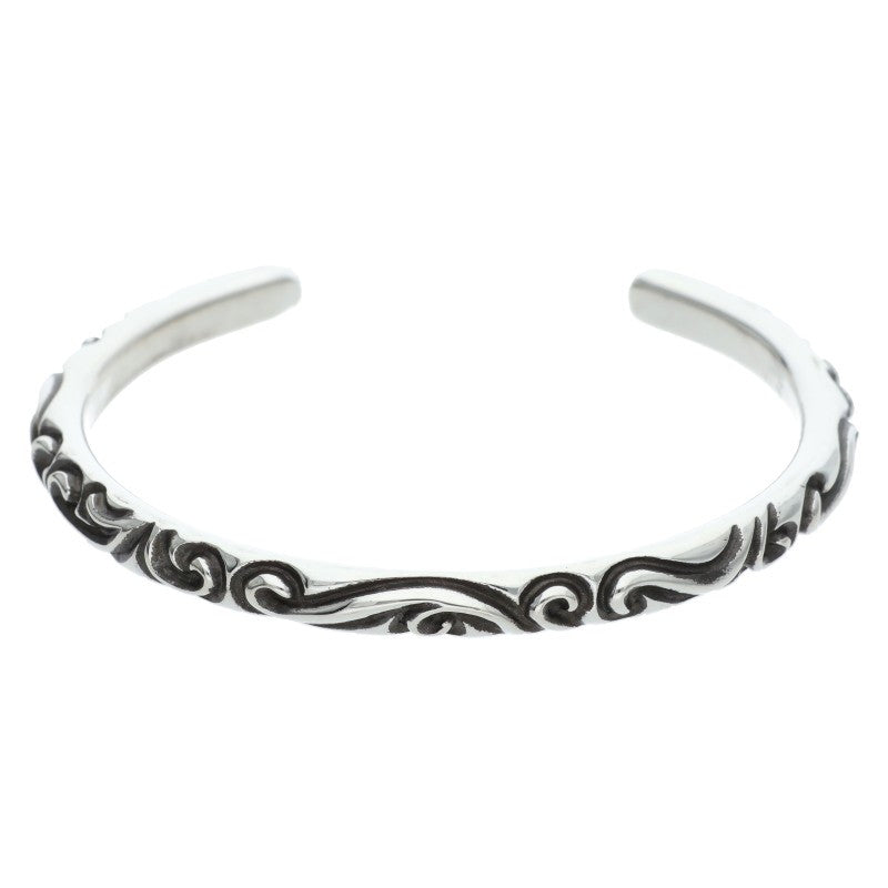 Chrome Hearts Scroll Band Silver Bracelet Size ONE SIZE
