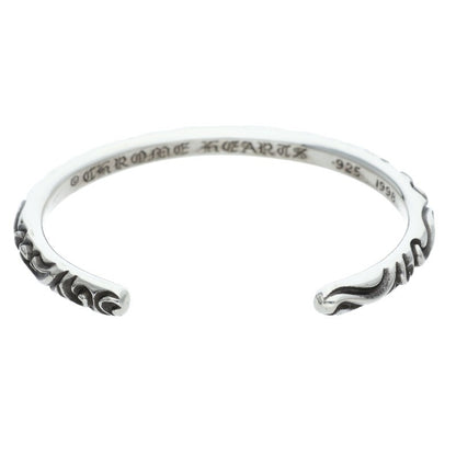Chrome Hearts Scroll Band Silver Bracelet