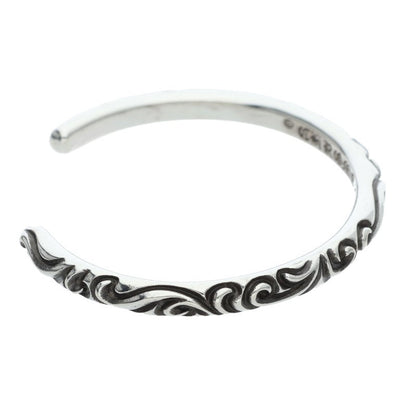 Chrome Hearts Scroll Band Silver Bracelet Size ONE SIZE