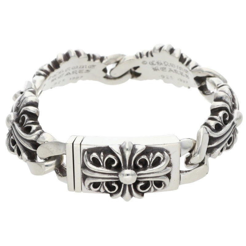 Chrome Hearts KEEPER LINK Silver Bracelet Size ONE SIZE