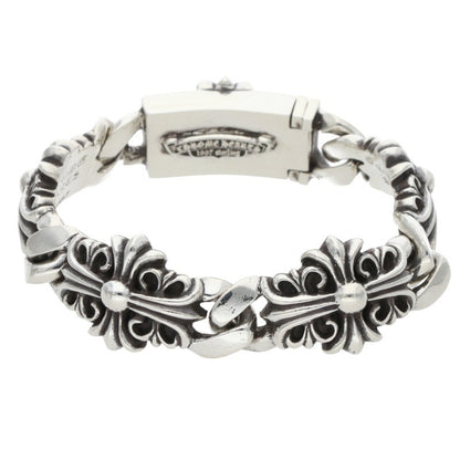 Chrome Hearts KEEPER LINK Silver Bracelet Size ONE SIZE